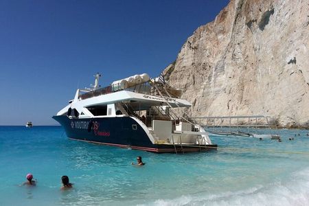 TURTLE SPOTTING, TURTLE ISLAND, KERI CAVES. Zakynthos Island..