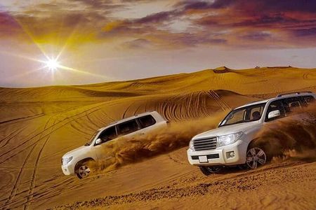 Premium Private Desert Safari by 4x4 Vehicle with BBQ Dinner