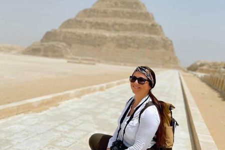 Giza Pyramids, Sphinx, Saqqara, and Dahshur Tour with Camel Ride