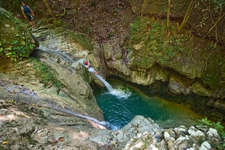 Damajagua Waterfalls Adventure with Zip Line Experience