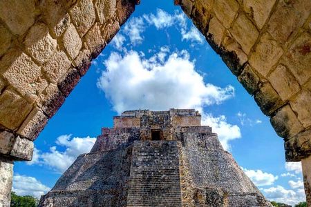 Guided tour of Uxmal, Kabah and Cenote with Lunch from Merida
