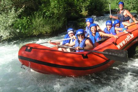 Rafting on the River Cetina from Omis Croatia 