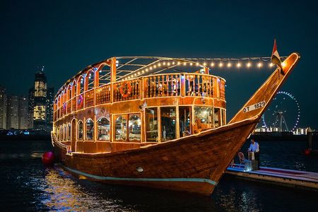 2-Hour Dubai Marina Dhow Dinner Cruise