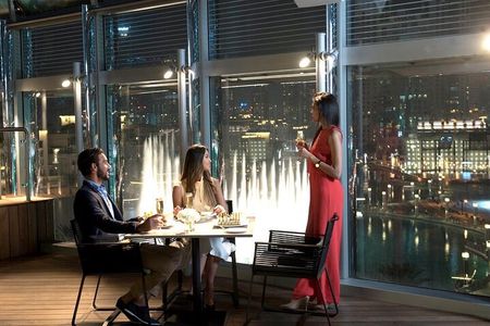 Dubai Night Tour: Burj Khalifa Ticket and The Burj Club Meal
