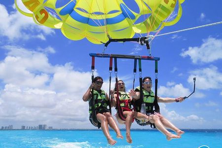 2 in 1 Parasailing and Jet Sky Tour in Cancun