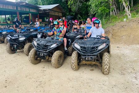 ATV Tour, Limestone Bamboo Rafting and Transportation