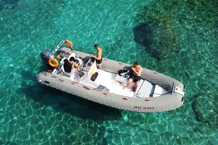 Sea Safari Speedboat Trip in Corfu. Island hopping Sea Tour