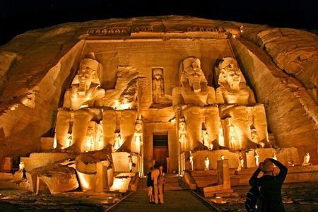 "Abu Simbel Spectacle: 2-Day Illuminated Journey from Aswan"