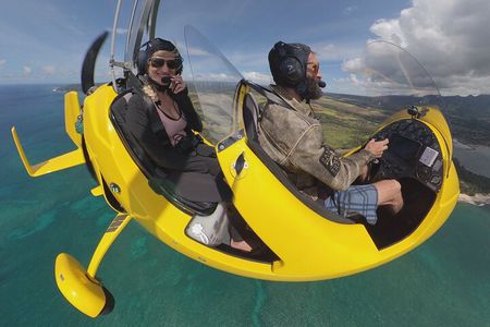 Gyroplane Flights Over Oahu’s North Shore