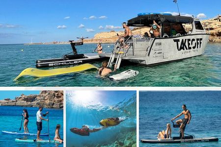 Luxury Water Toys Boat Tour ibiza - SEABOB- Paddle surf boards 