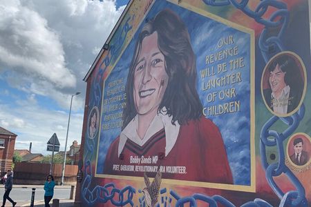 Belfast Mural Political and peace wall taxi tour