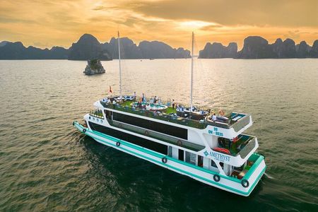 Ha Long Bay Day Tour by 5 Stars Amethyst Cruise Tuan Chau Harbor