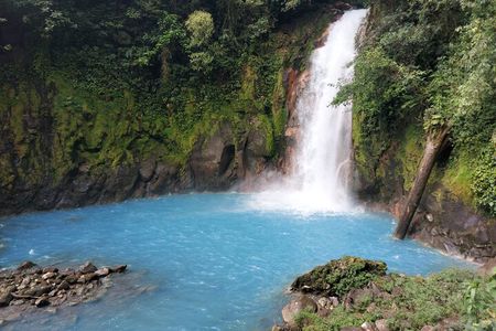 From La Fortuna: Río Celeste Waterfall, Tubing Tour and Lunch