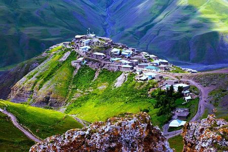 A Full Day Khinalug, Guba and Candy Mountains Private Your