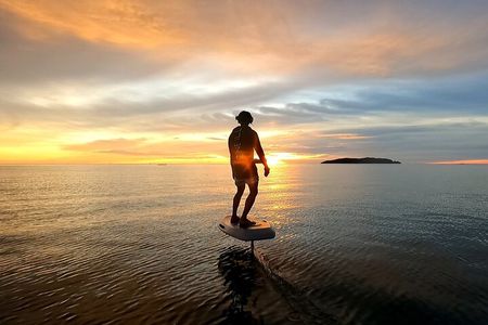 Sunset E-Foil Experience in Tanjung Aru Beach
