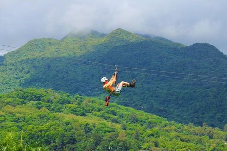 El Yunque Ziplining in Puerto Rico