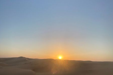 Sunset watching in Al Wahiba Sand