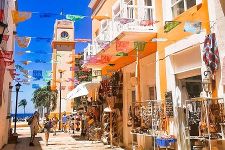 Half-Day Island Tour with Mayan Experience & Beach Break