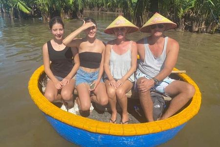 Basket Boat Ride- Buffalo Ride- Hoi An Tour with Sampan Boat Ride