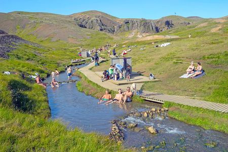 Private Hiking up the Mystical Reykjadalur - Hot River Bathing 