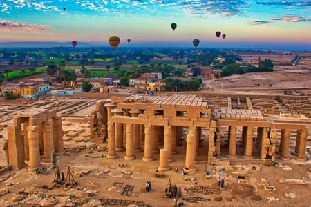Full Day Sunrise Balloon Flight, Sunset Felucca Ride in Luxor