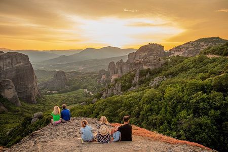 Athens: Meteora 2-Day Tour Sunset & Morning Small Group + Hotel 