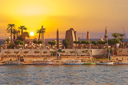 Tour To Karnak and Luxor Temples with a Sunset Felucca Ride