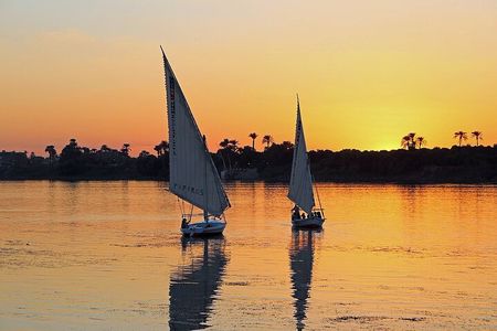 Felucca Sailing on the Nile in Cairo