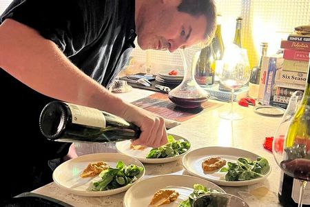 Montreal Cooking Class and Wine with Michelin-Star Trained Chef