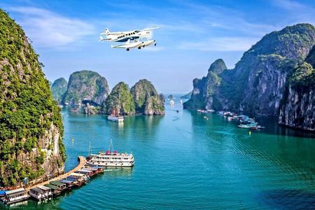 Explore Halong Bay by Scenic Seaplane and Luxury Day Cruise