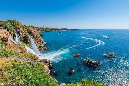 Duden Waterfall Boat Trip with Pickup, Lunch & Swimming Break