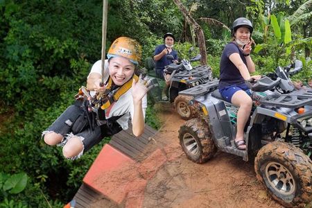 Best ATV Bike and Ziplines Adventure with Transfer 