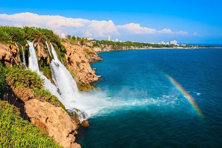 Antalya: City Tour with Boat Trip, Old Town & Waterfalls