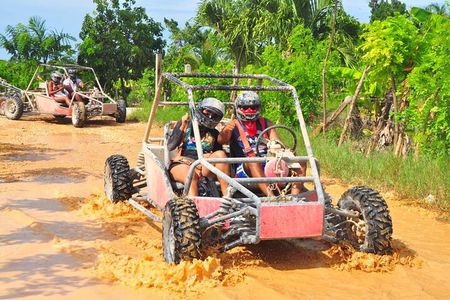 Buggy Tour to Playa Macao and Cenote