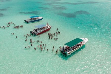 Saône Island from Punta Cana Catamaran, Natural Pool and Lunch