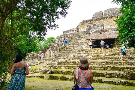 Chacchoben Mayan Ruins & Bacalar 7 Colors Lagoon from Costa Maya