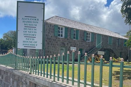 Nevis Panoramic Drive, Power Catamaran & Beach Experience 
