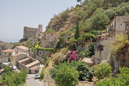 From Taormina Godfather Private Tour Forza D'Agrò and Savoca
