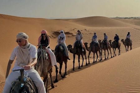 Merzouga 1 Night Camel Trekking Desert CAMP