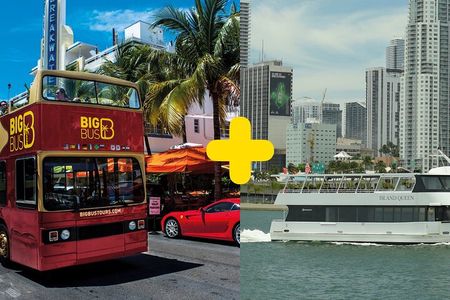 Miami Highlight: Millionaire's Row Bay Cruise & Open-top Bus Tour
