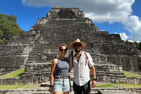 Bacalar Lagoon & Chacchoben Mayan Ruins Combo from Costa Maya