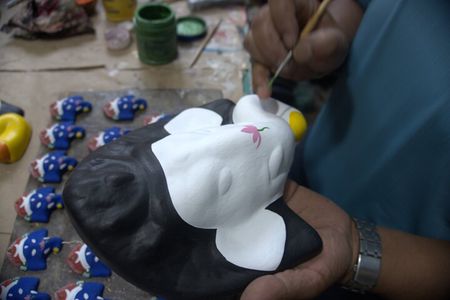 Mask Painting Workshop in Kathmandu