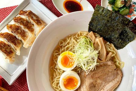 Home style Ramen and Homemade Gyoza in Kyoto