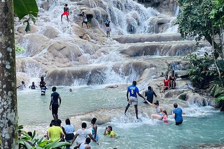 Private Dunn’s River Falls + Zipline over the falls Half Day Tour