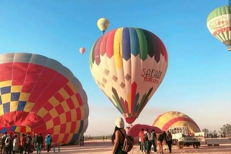Sunrise Hot Air Balloon Ride Over Luxor