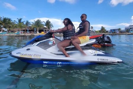 4-Hour Guided Jet Ski Tour to Secret Beach, San Pedro, Belize