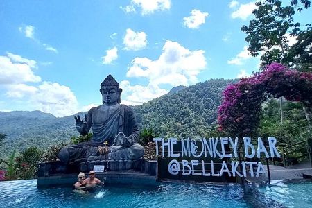 Monkey Bar and snorkling adventure at blue lagoon.
