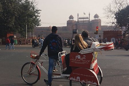 Private Rickshaw Tour Old Delhi (Patented Rickshaw Design)