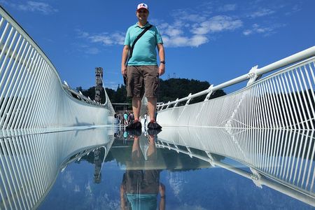 Zhangjiajie Grand Canyon with Glass Bridge and Baofeng Lake Private Day Tour