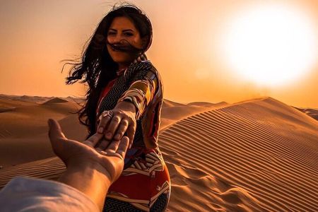 Dubai Private Morning Desert Safari with Camel Ride